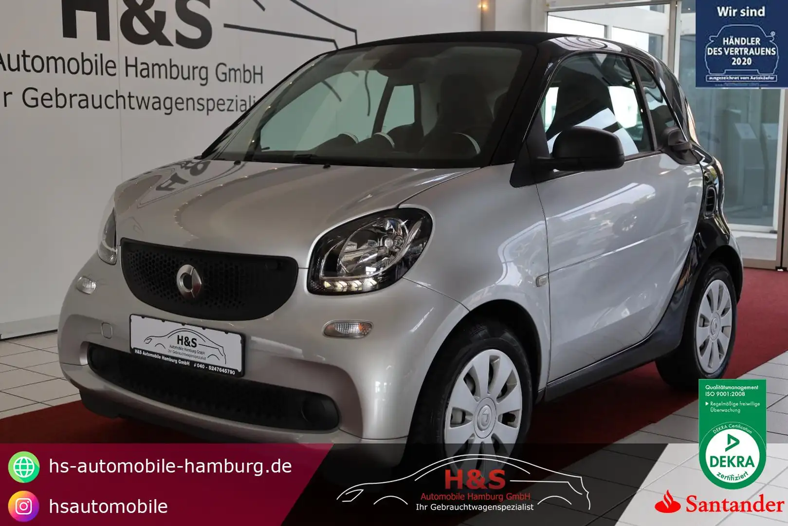 smart forTwo coupe BLUETOOTH*TEMPOMAT Black - 1