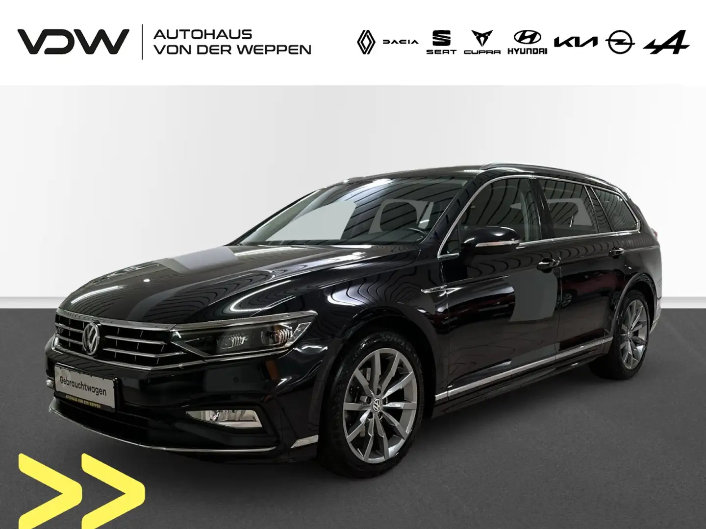 Volkswagen Passat Variant Elegance 8-Fach bereift! Klima Navi Noir - 1