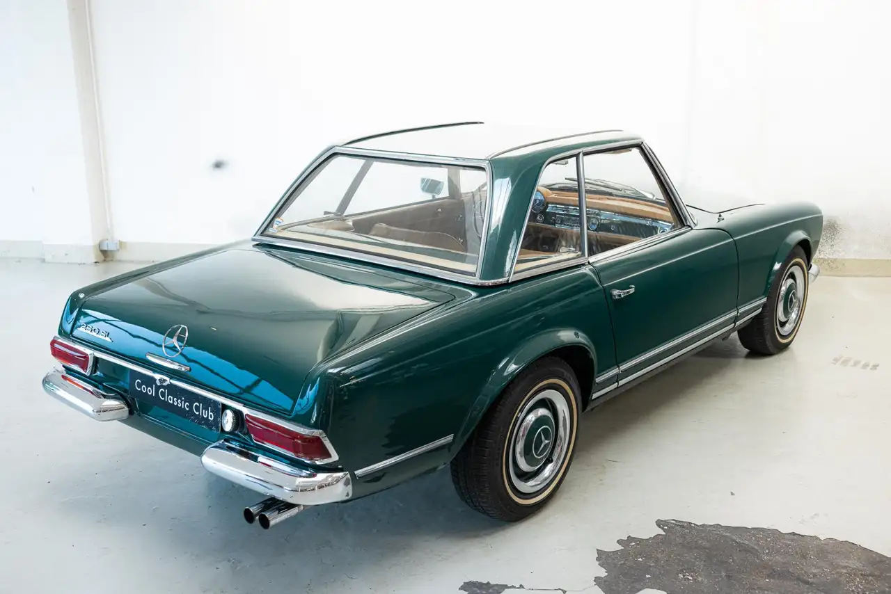 Mercedes-Benz SL 250 SL - Factory 5 Speed - Dunkelgrün - France Deliver, foto 5
