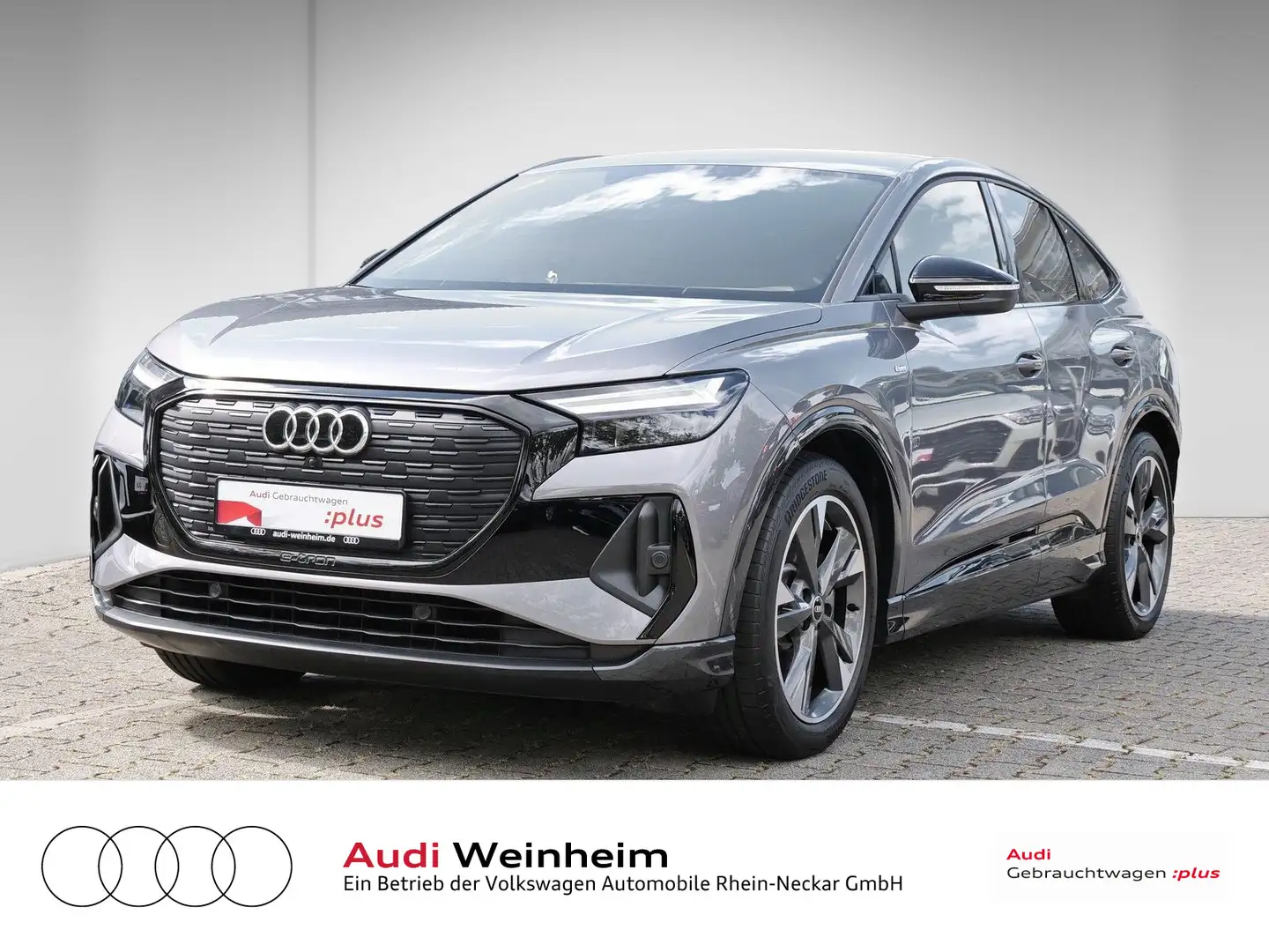 Audi Q4 e-tron Sportback 40 Black-Paket 2xS-Line LED Grau - 2