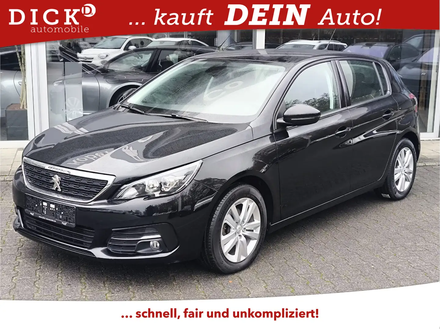 Peugeot 308 1.2 Aut. Active Pack NAVI+PDC+TEMP+MFL+APPLE Černá - 1