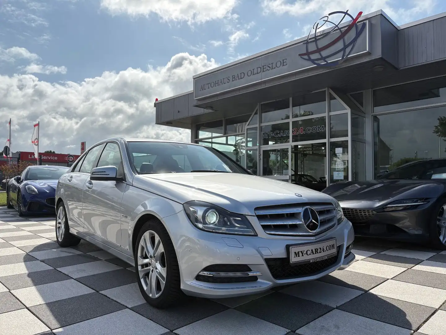 Mercedes-Benz C 200 CGI Avantgarde+ACC+Comand+ILS Silber - 1