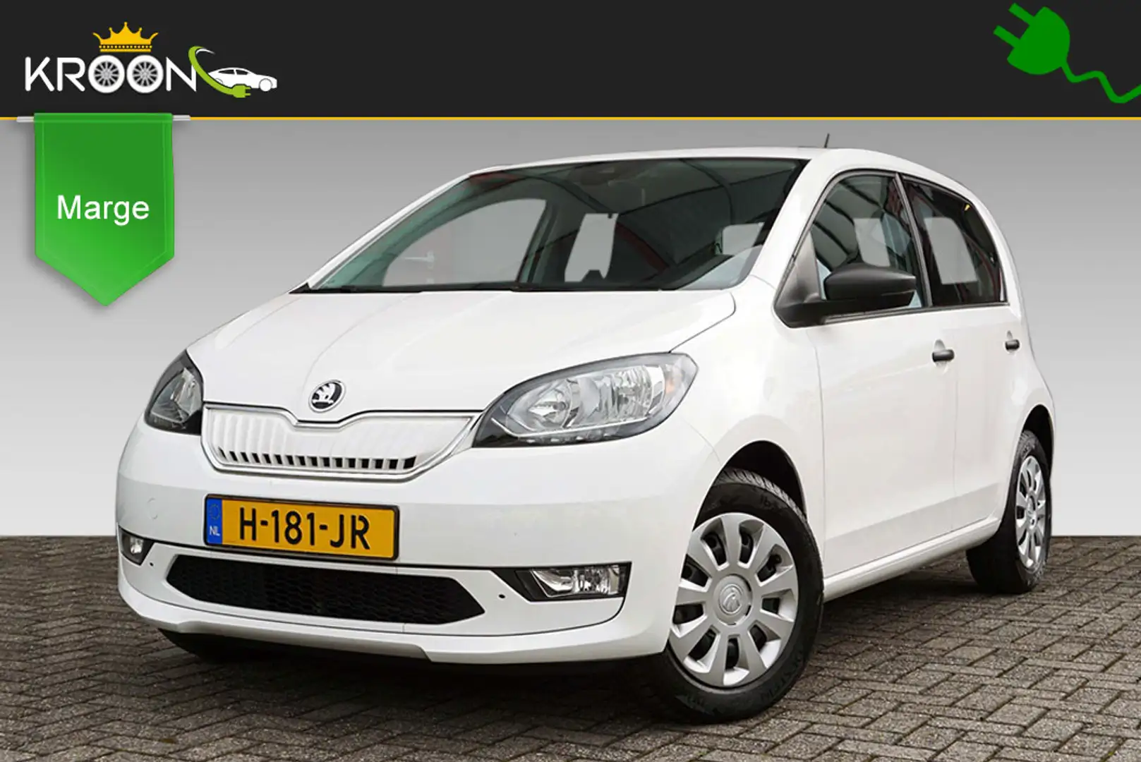 Skoda Citigo e-iV EV 37kWh 250KM Testrapport Accu SOH 93% Blanco - 1