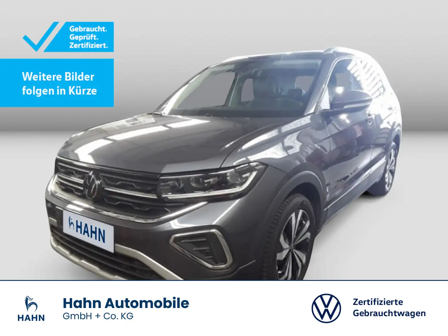 Volkswagen T-Cross 1.0TSI DSG Style App-Conn Matrix PDC Nav Grau - 1