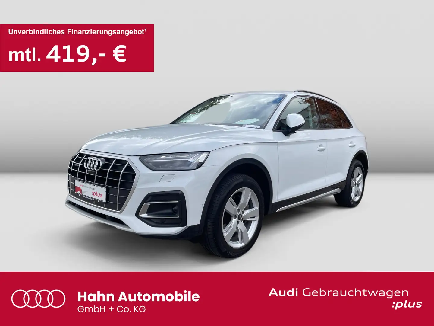 Audi Q5 40TDI quattro S-tronic Matrix Pano 360° Leder Weiß - 1