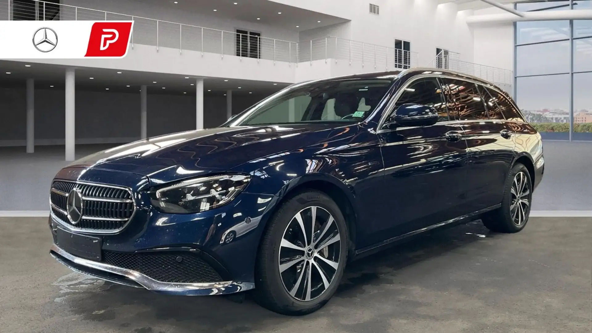 Mercedes-Benz E 300 de AHK*HUD*Distro*Kamera*LED*Leder*DAB*18 Blau - 2