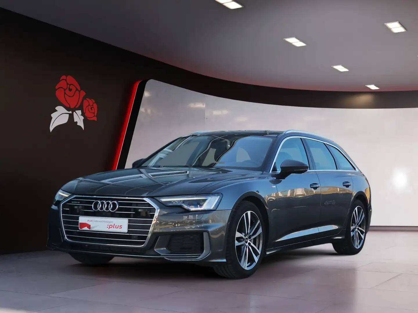 Audi A6 Avant 50 3.0 TDI quattro S-line AHK RFK 360° Navi Grijs - 2