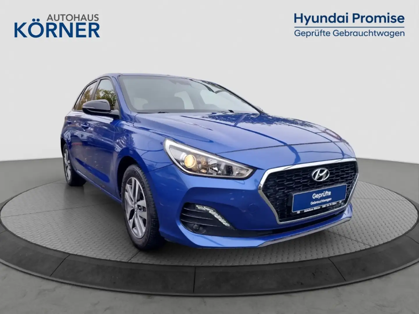 Hyundai i30 YES! 1.4 GDi *CAM*NAVI*DAB*SITZHZG* Bleu - 1