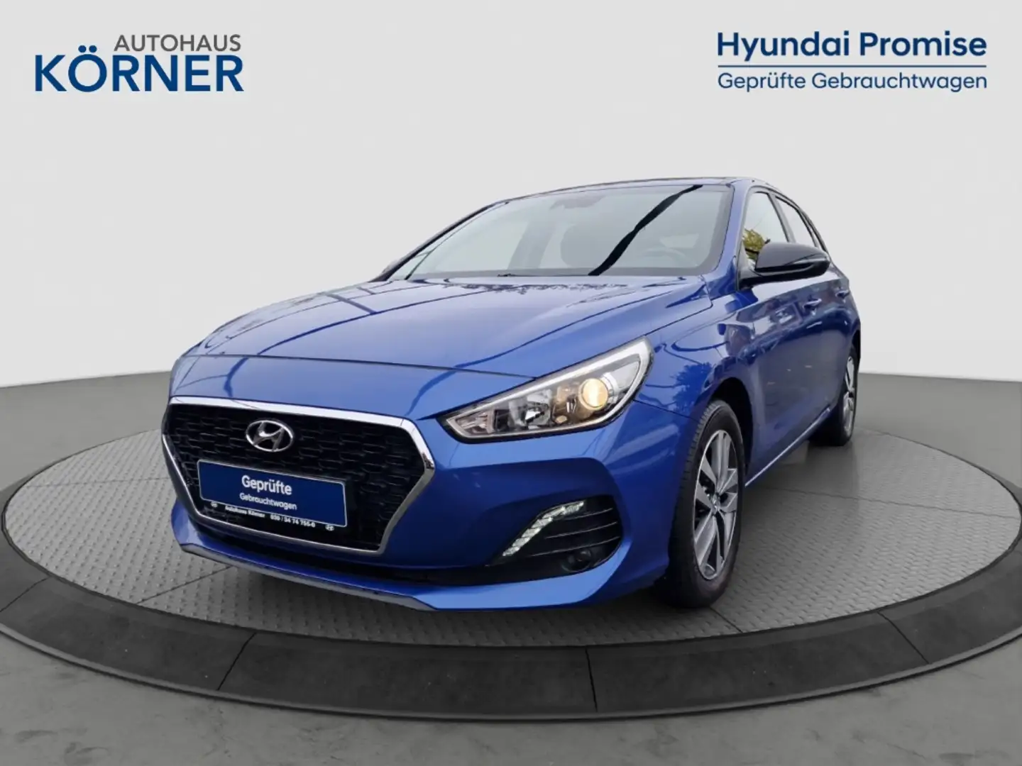 Hyundai i30 YES! 1.4 GDi *CAM*NAVI*DAB*SITZHZG* Bleu - 2