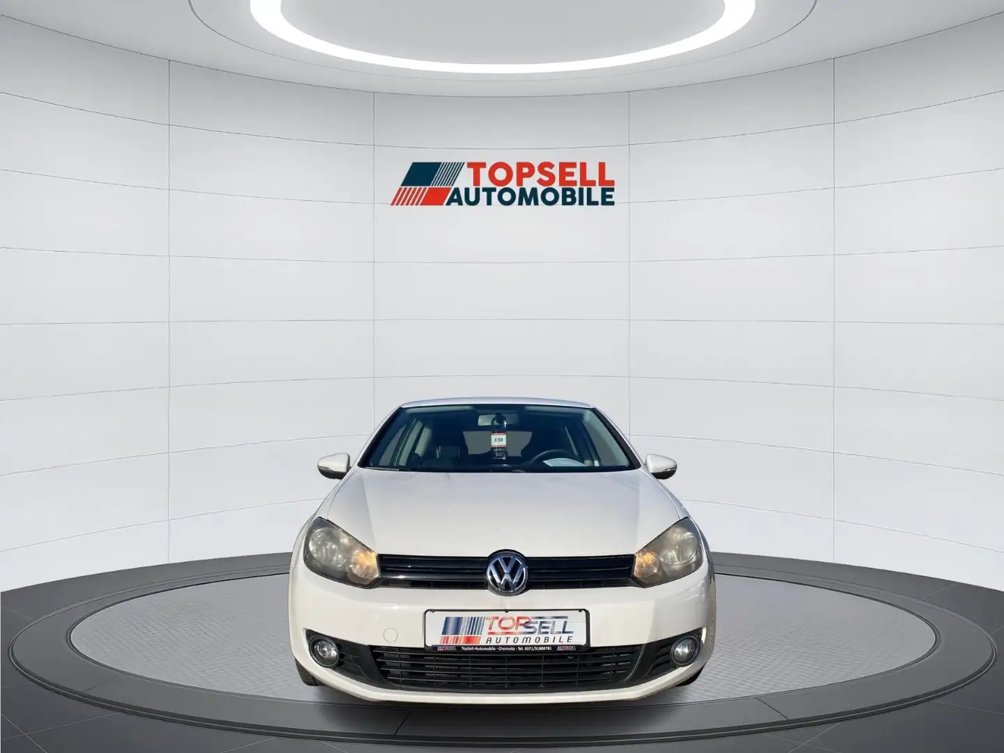 Volkswagen Golf 6 1.6 Trendline 1.Hand Climatic Euro5 BC Weiß - 2