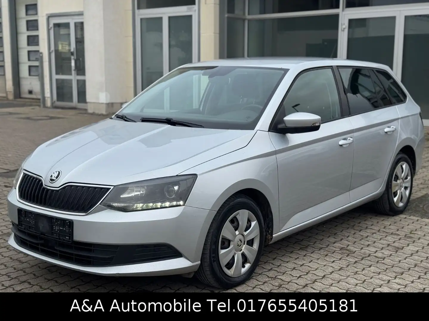 Skoda Fabia 1.4 Combi Ambition Euro6 ACC Silber - 1