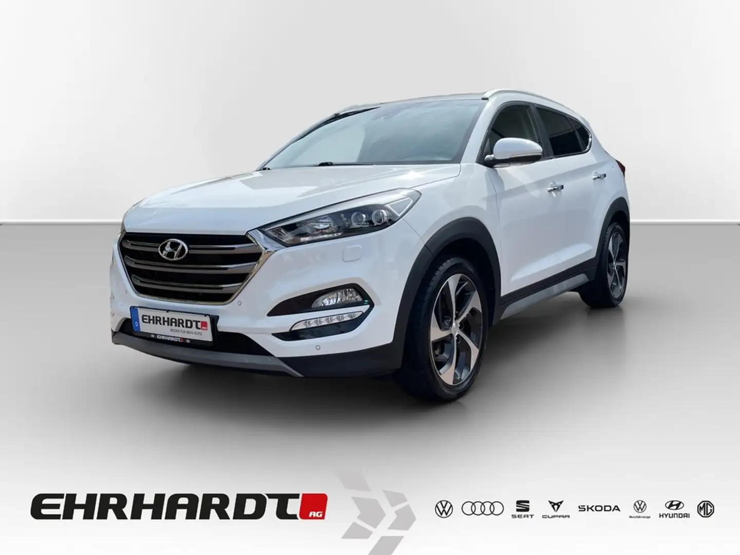 Hyundai TUCSON 1.6 T-GDI 4WD Premium LED*NAV*SHZ*PDC*KAMERA*EL... Weiß - 1