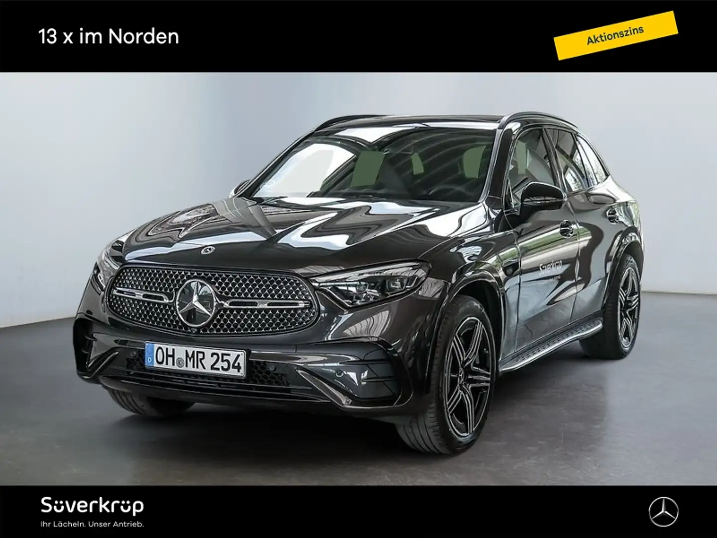Mercedes-Benz GLC 300 d 4M AMG NIGHT SPUR PANO AHK DISTR 360 Grau - 1