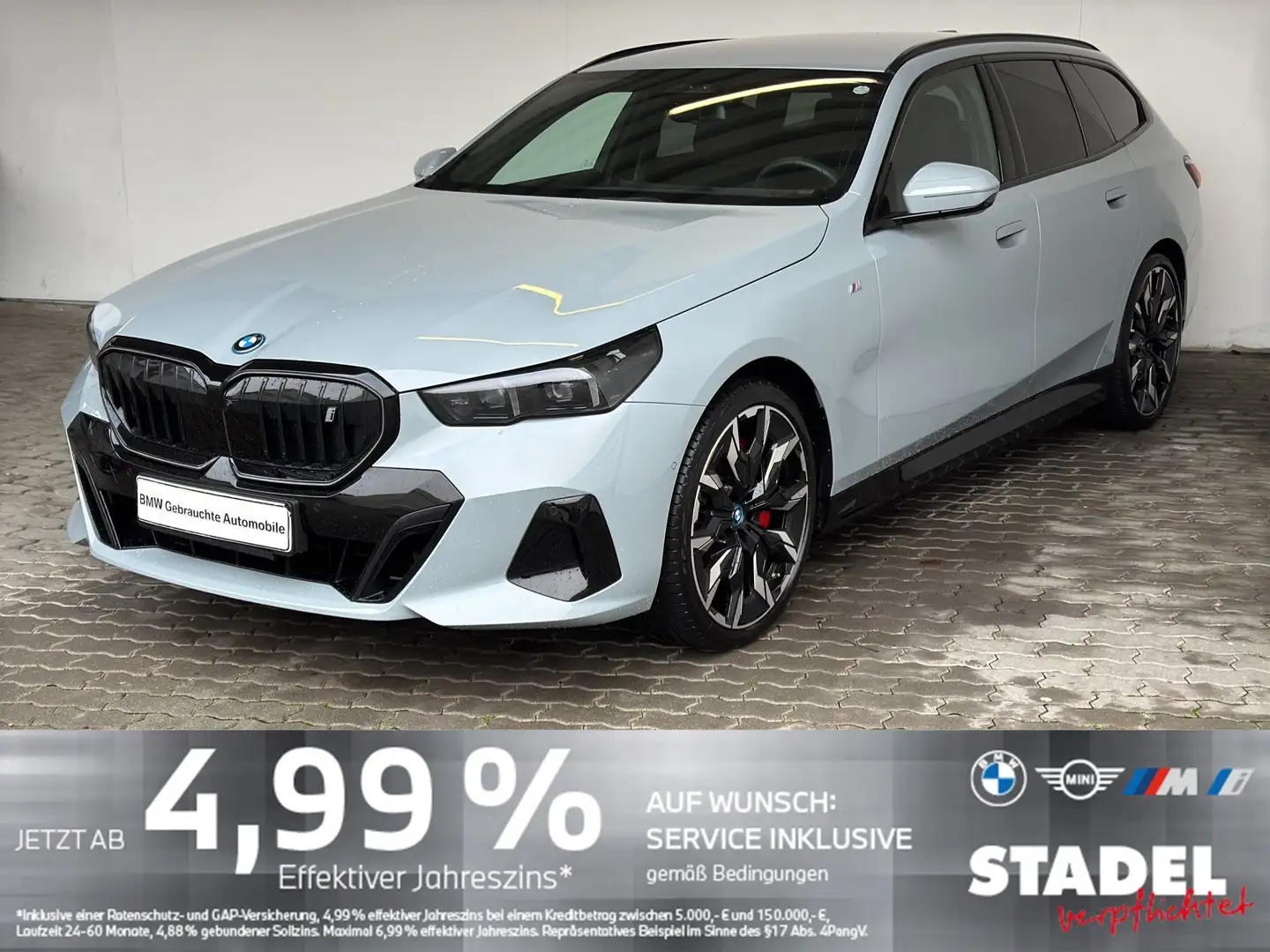 BMW i5 eDrive40 Touring M Sport Navi.LED.360.ACC Grau - 1