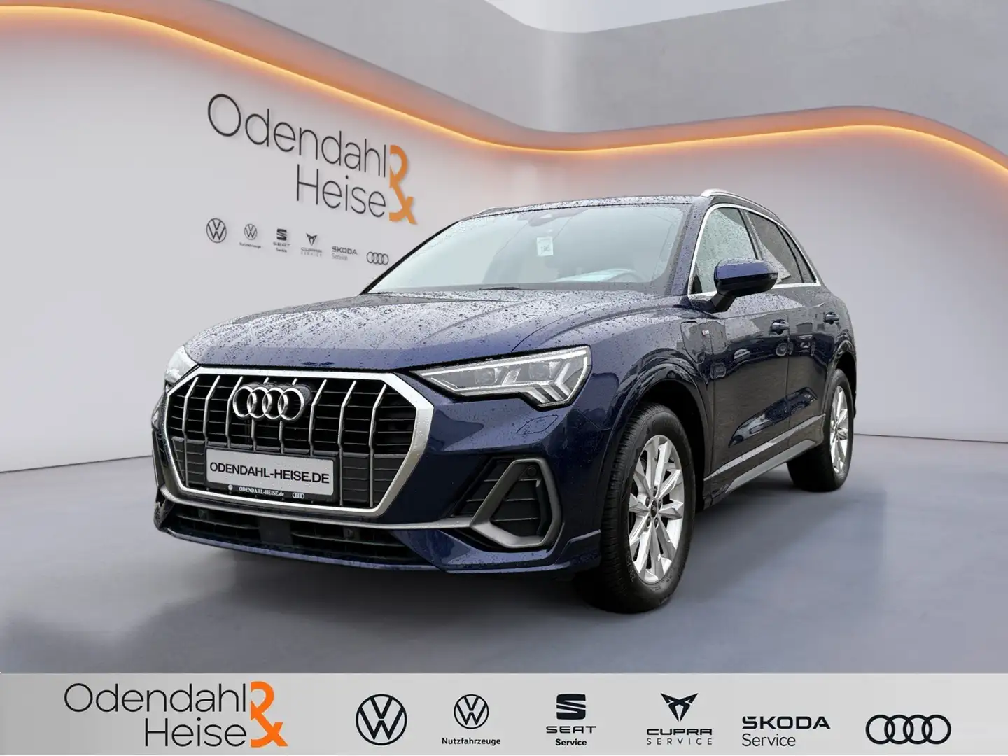 Audi Q3 S line 45 TFSI e S tronic KAMERA/ AHK/ MATRIX/ Blau - 1