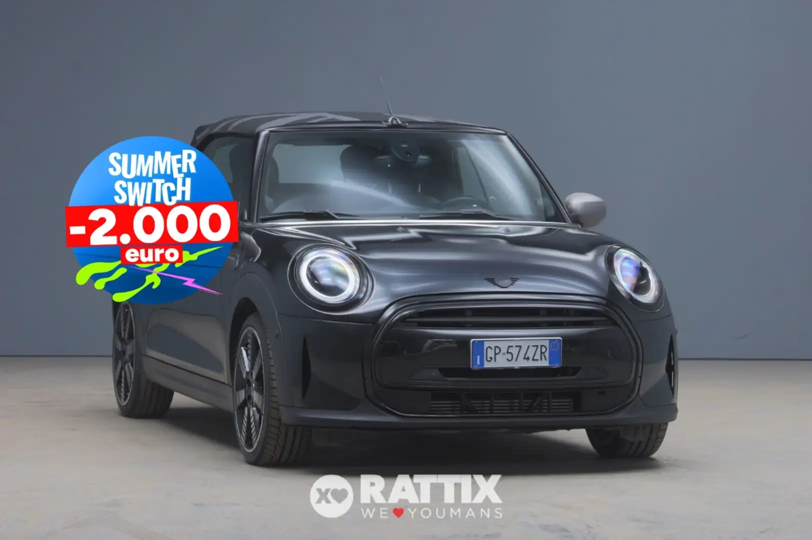 MINI Cooper Cabrio 1.5 136CV Cooper Yours Auto Nero - 1