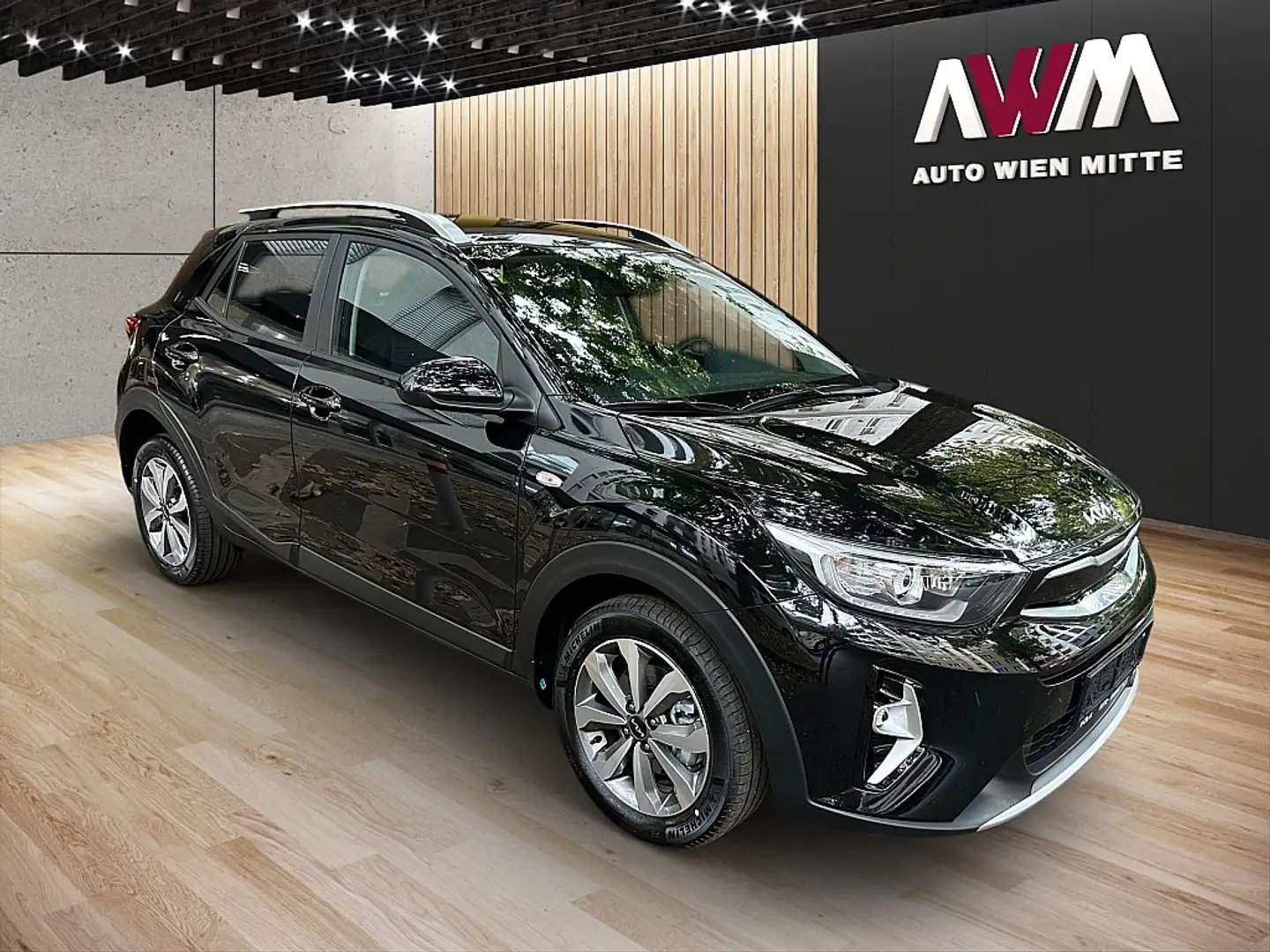 Kia Stonic 1,0 TGDI GPF ISG Silber DCT Automatik| AUTO WIE... Schwarz - 1