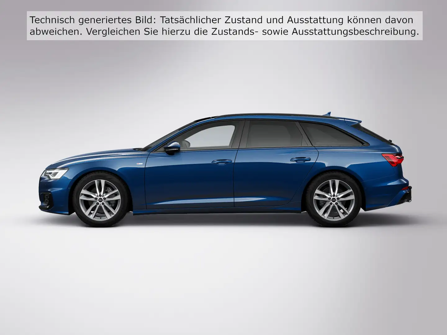 Audi A6 S line 45 TDI qu AHK/Pano/Matrix/Kam/SH Blau - 2