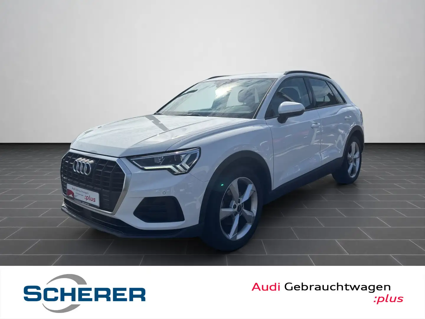 Audi Q3 35 TDI S tro. LED/Navi/uvm. Blanc - 1