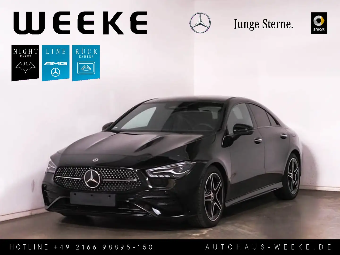 Mercedes-Benz CLA 200 AMG Edition+NIGHT+360KAMERA+DISTRONIC+WI Noir - 1