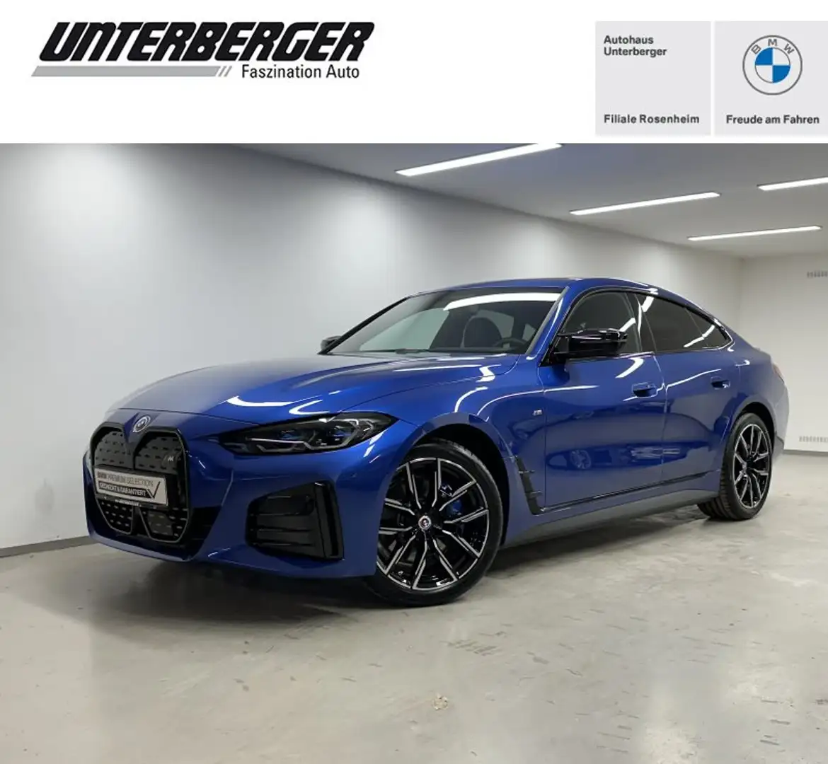 BMW i4 M50 Gran Coupé+DA-Prof+HK+PA-Plus Blauw - 1