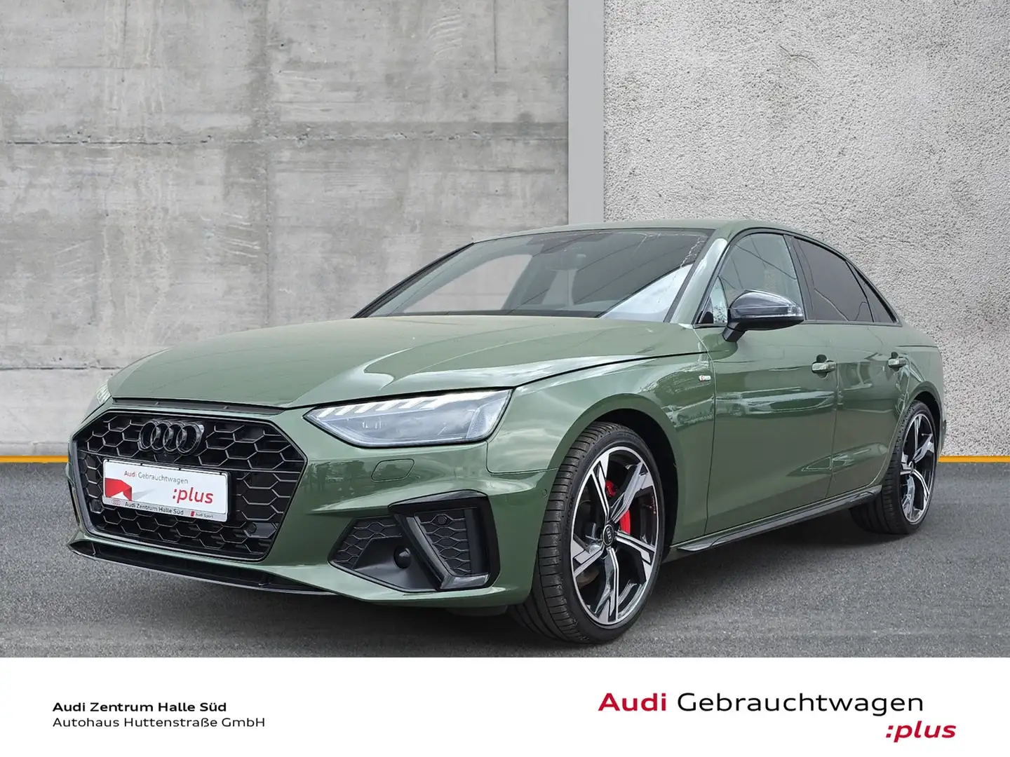 Audi A4 Limousine 40 TFSI S line competition Matrix ACC... Grün - 1