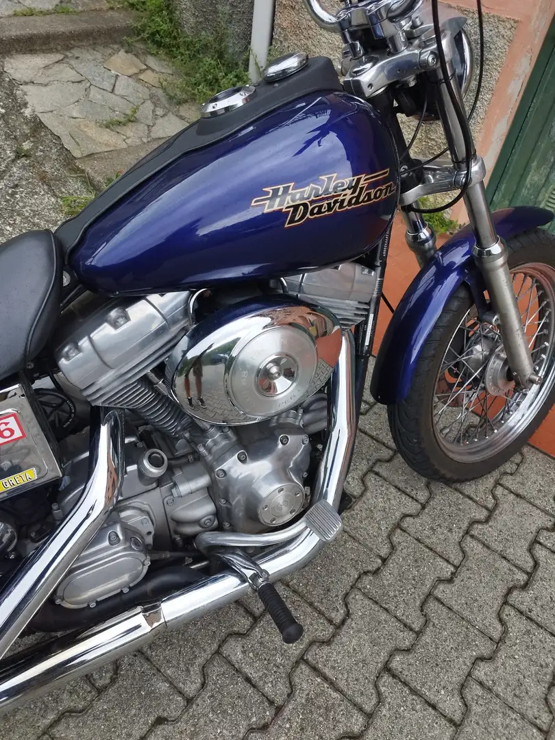 Harley-Davidson Dyna Super Glide Niebieski - 2