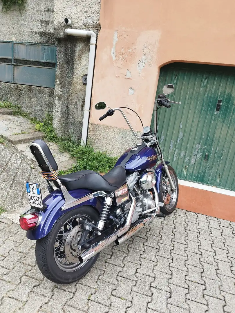 Harley-Davidson Dyna Super Glide Niebieski - 1