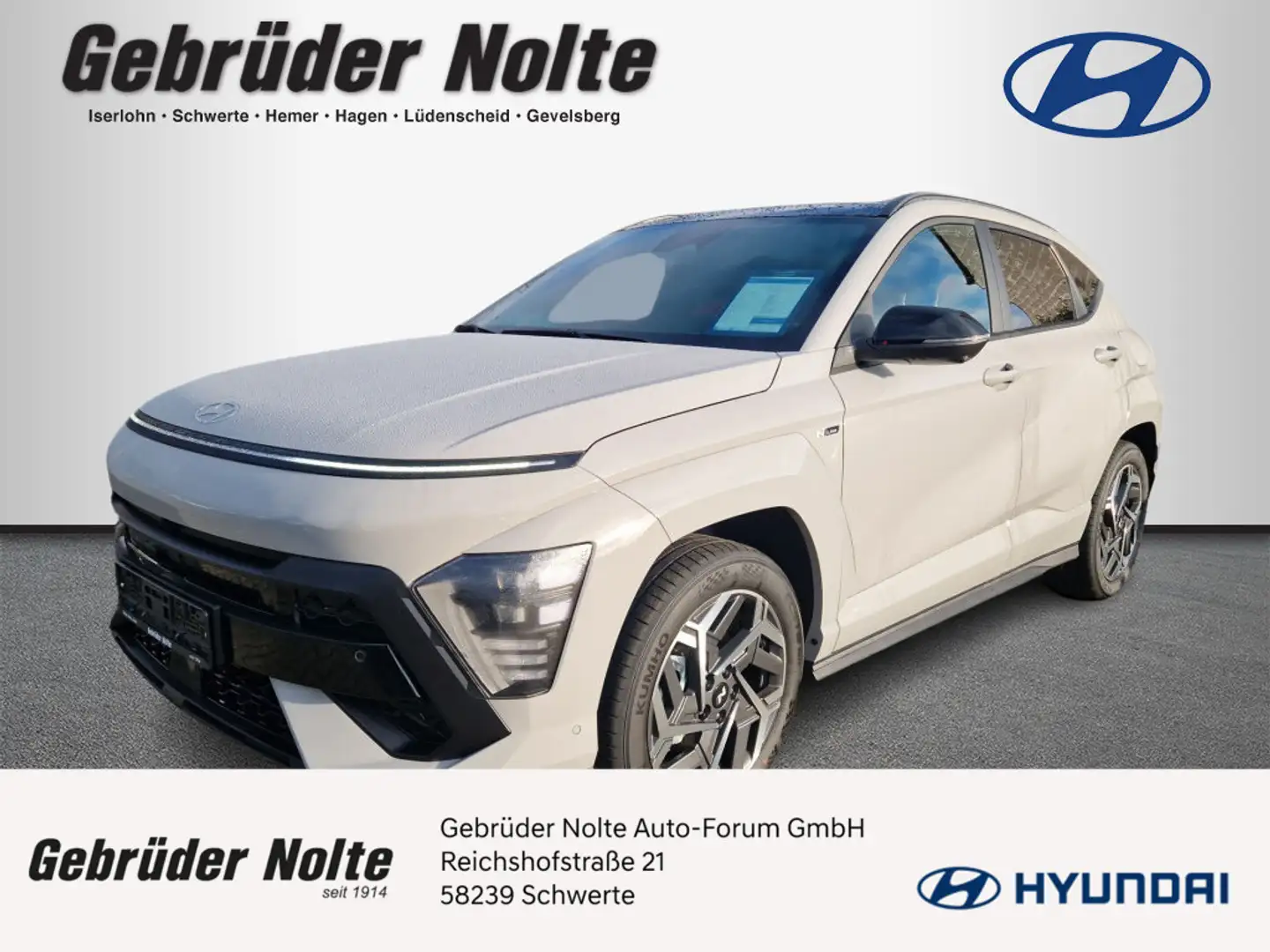 Hyundai KONA 1.6 GDI Hybrid N LINE HGSD NAVI LED 360° Grau - 1