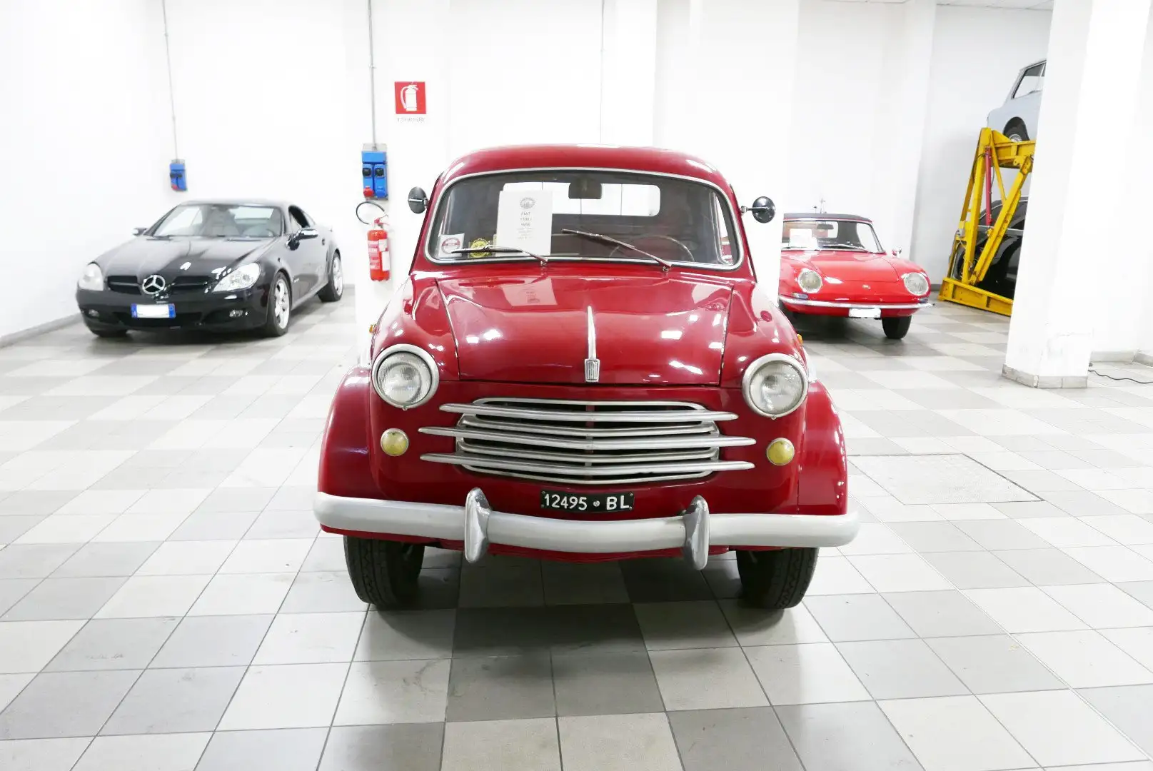 Fiat 1100 i Iscritta Registro Fiat Červená - 2