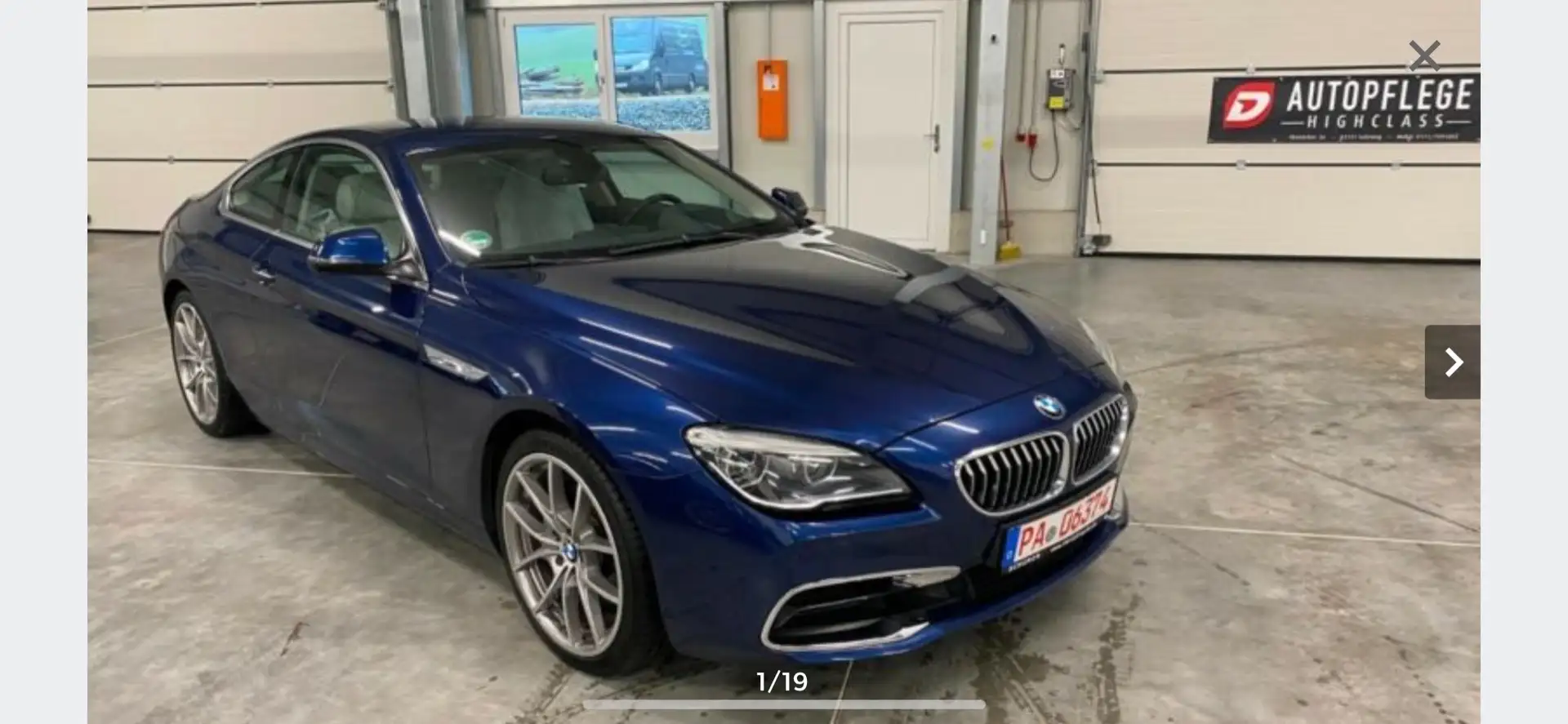 BMW 640 640d xDrive Coupe (Facelift) Blauw - 1
