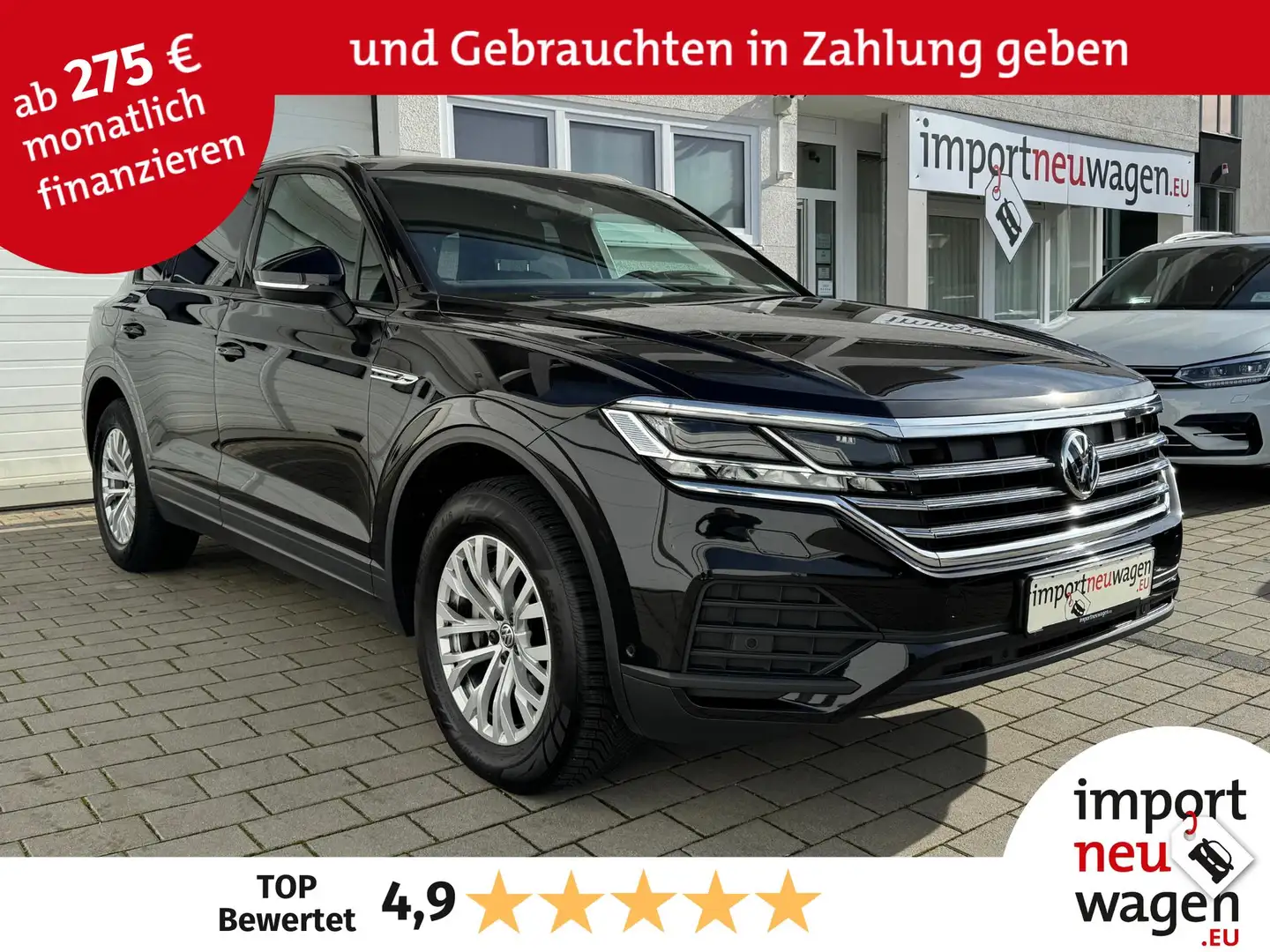 Volkswagen Touareg Basis 3.0 V6 TDI Innovision Cockpit+RFK+HUD uvm! Schwarz - 1