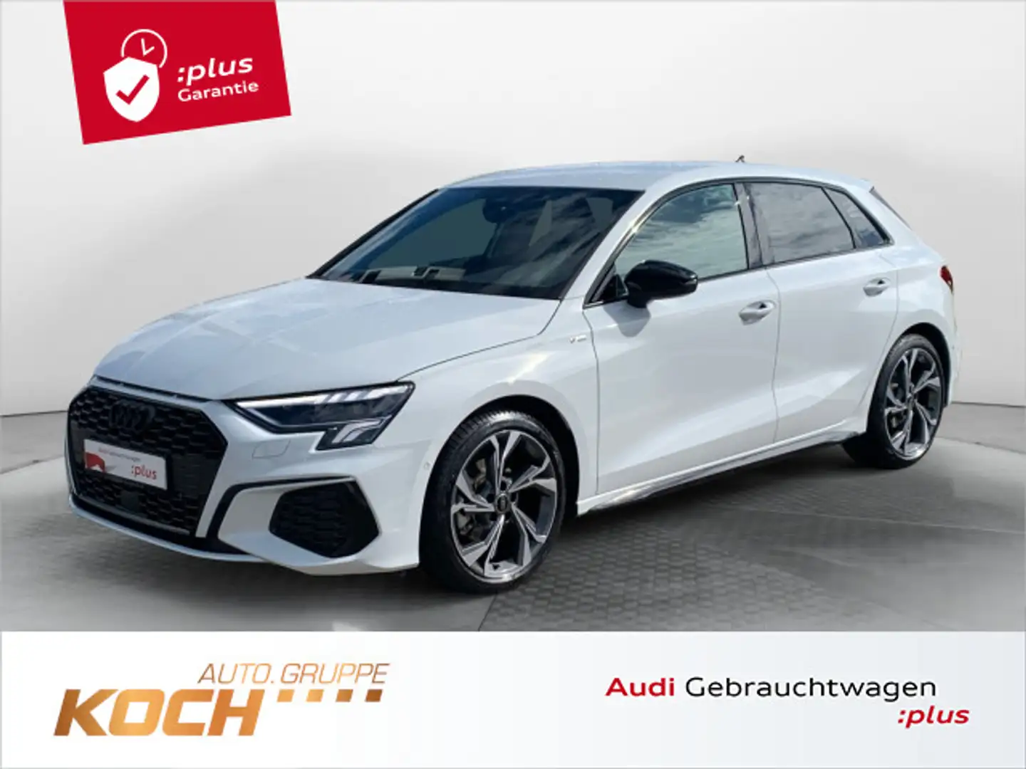 Audi A3 35 TFSI S-Tronic S-Line 2x, LED, ACC, Sportsi Weiß - 1