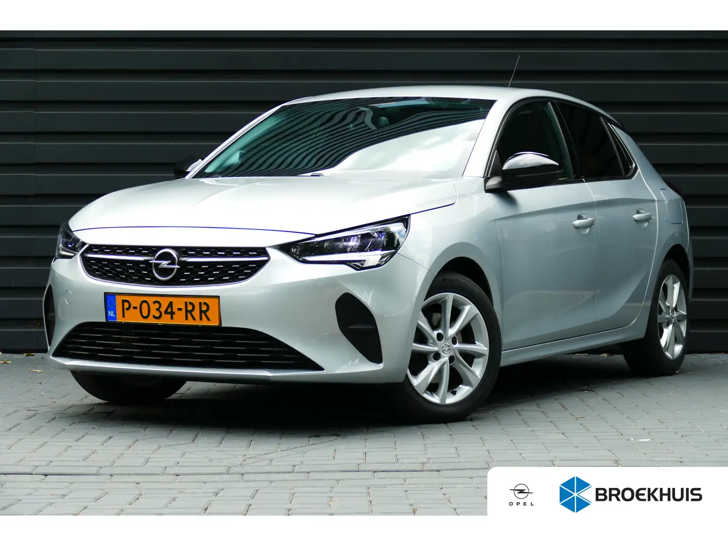 Opel Corsa 1.2 TURBO 5-DRS ELEGANCE AUTOMAAT / NAVI / LED / C Grijs - 1