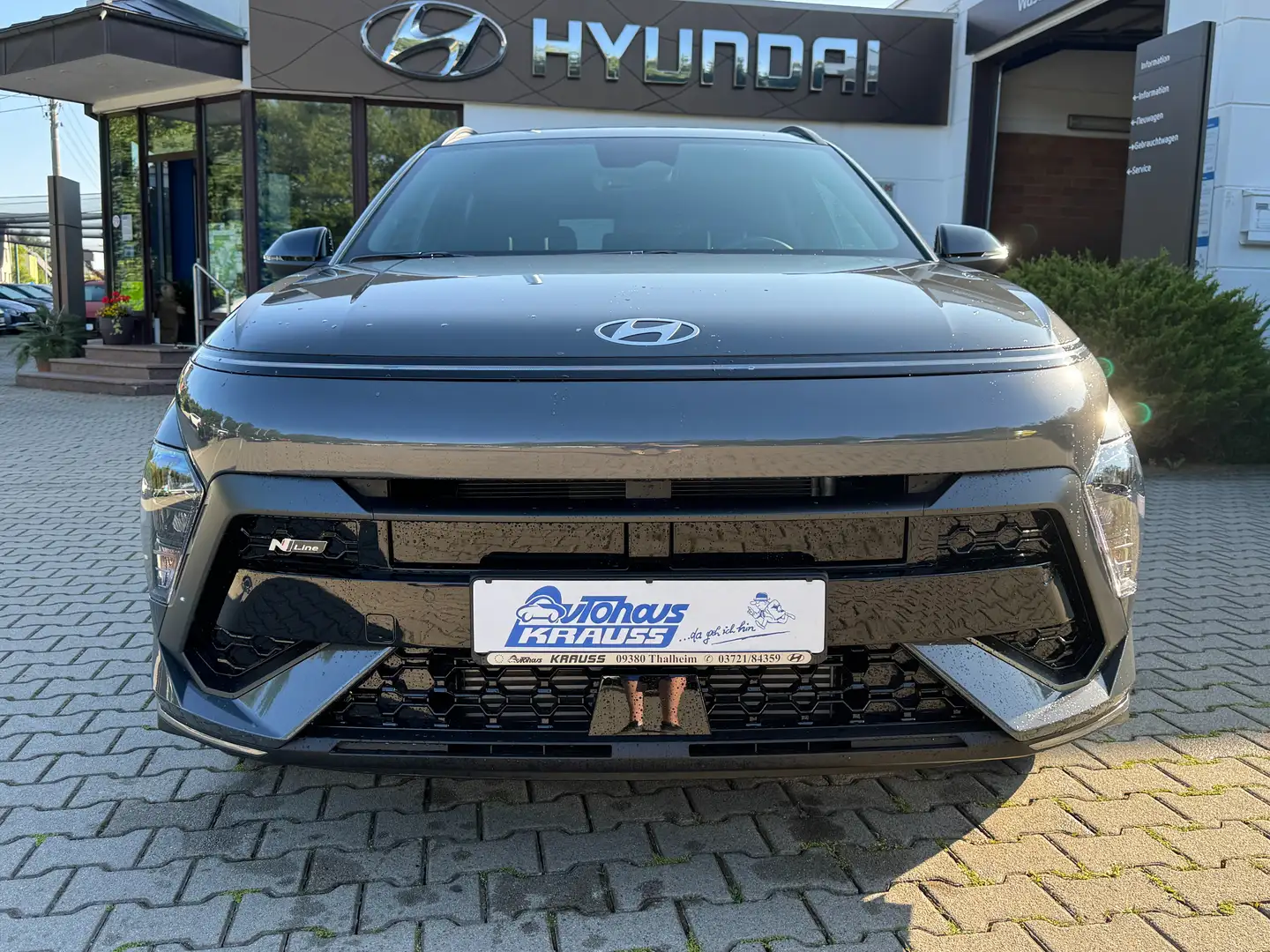 Hyundai KONA 1.6 T-GDI N Line Digi. Fahrzeugschlüssel (NFC) Grau - 2