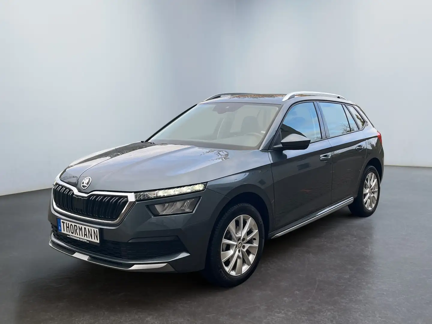 Skoda Kamiq Style 1.0 TSI DSG AHK KlimaAutomatik LED Grijs - 2