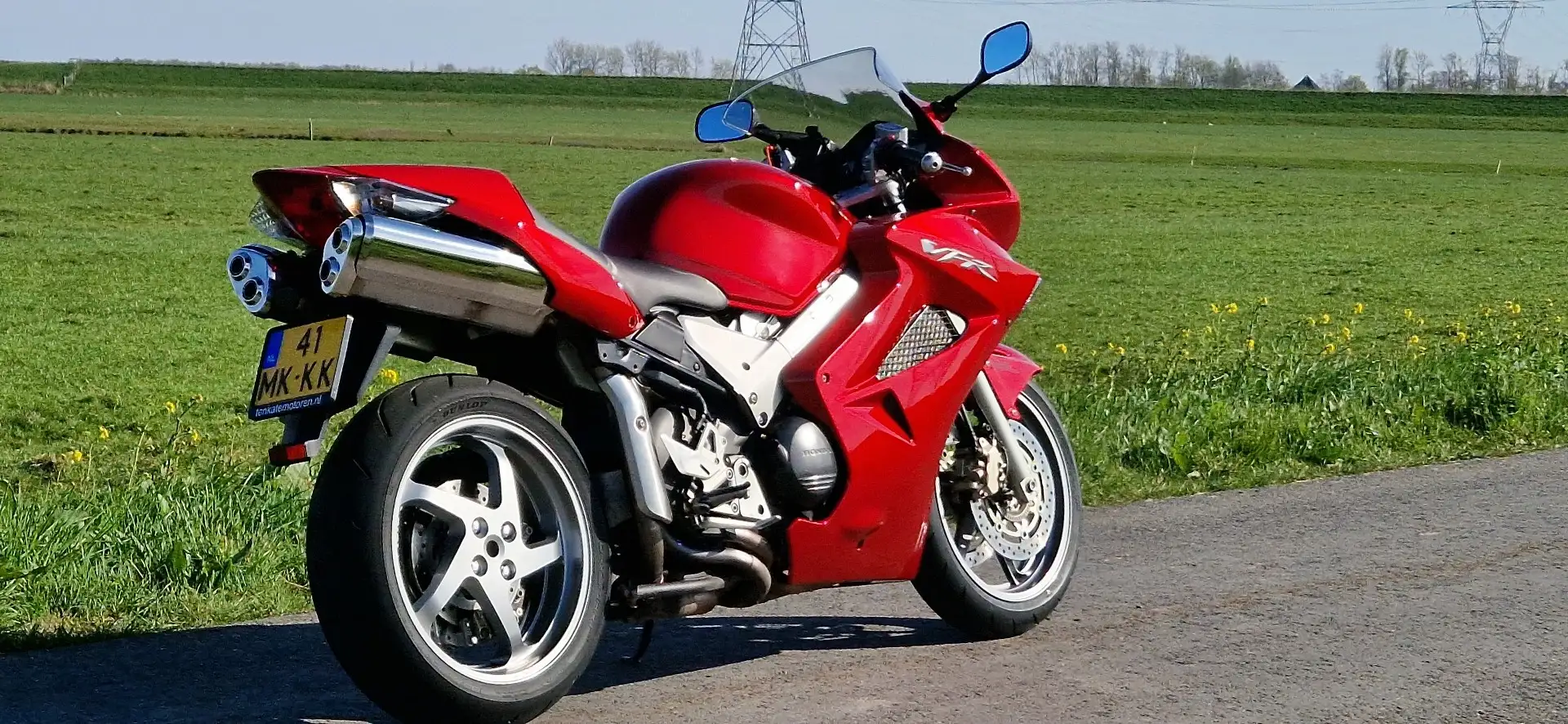 Honda VFR 800 Super mooie VFR 800 Vtec Piros - 2