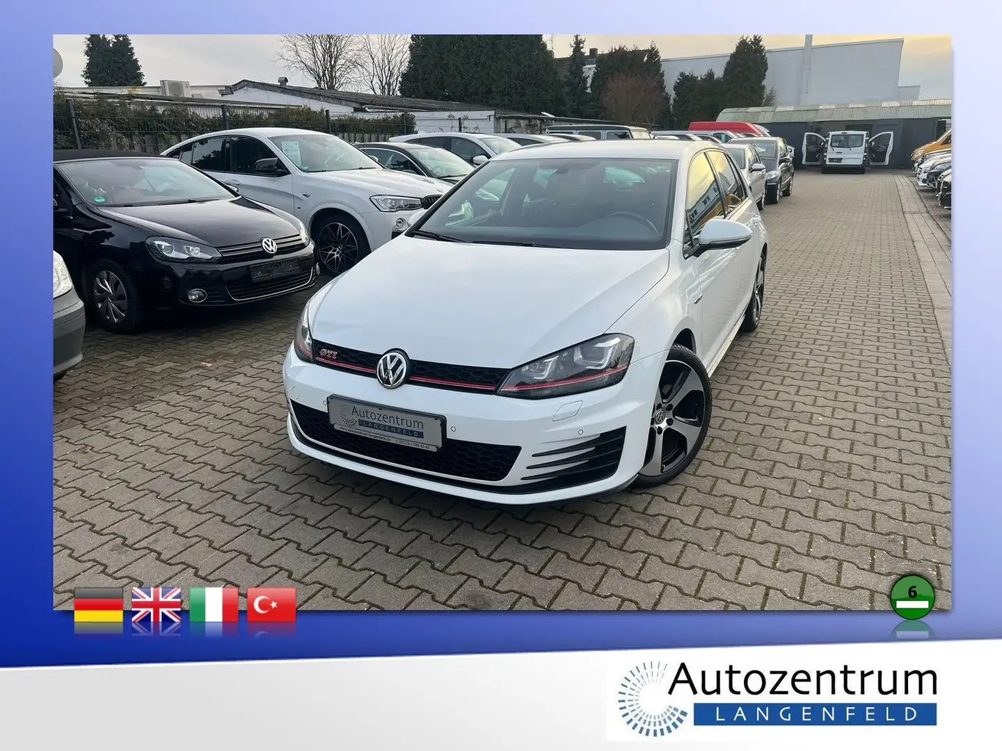 Volkswagen Golf VII 2.0 TSI GTi DSG *NAVI*XENON*DYNAUDIO* Weiß - 1