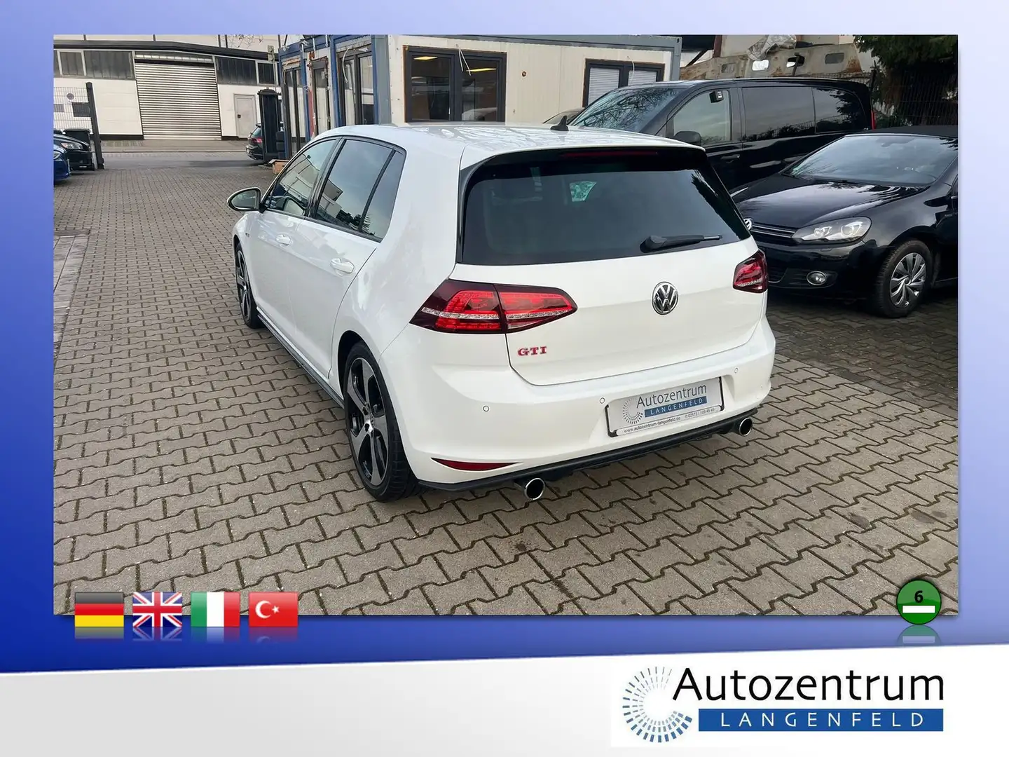 Volkswagen Golf VII 2.0 TSI GTi DSG *NAVI*XENON*DYNAUDIO* Weiß - 2
