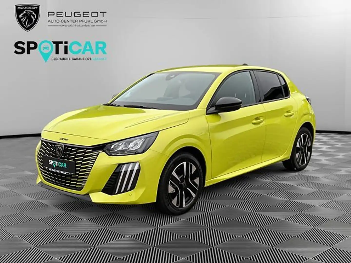 Peugeot 208 PureTech 100 Allure Gelb - 1