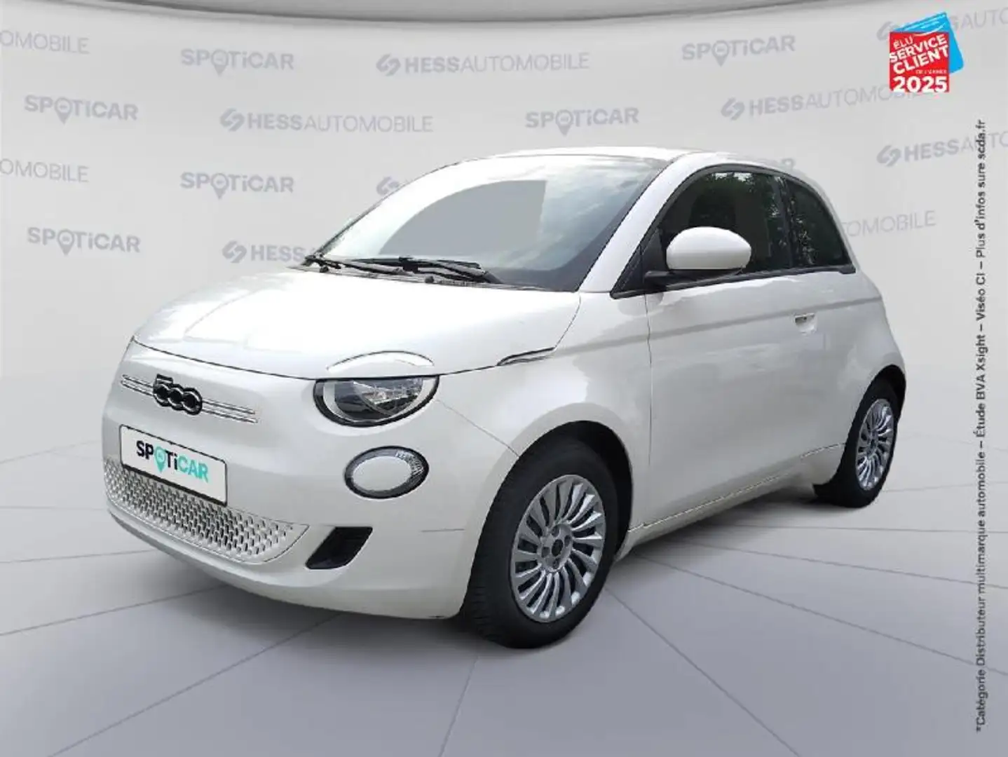 Fiat 500e E 95CH ACTION PLUS SIEGES CHAUF Blanc - 1