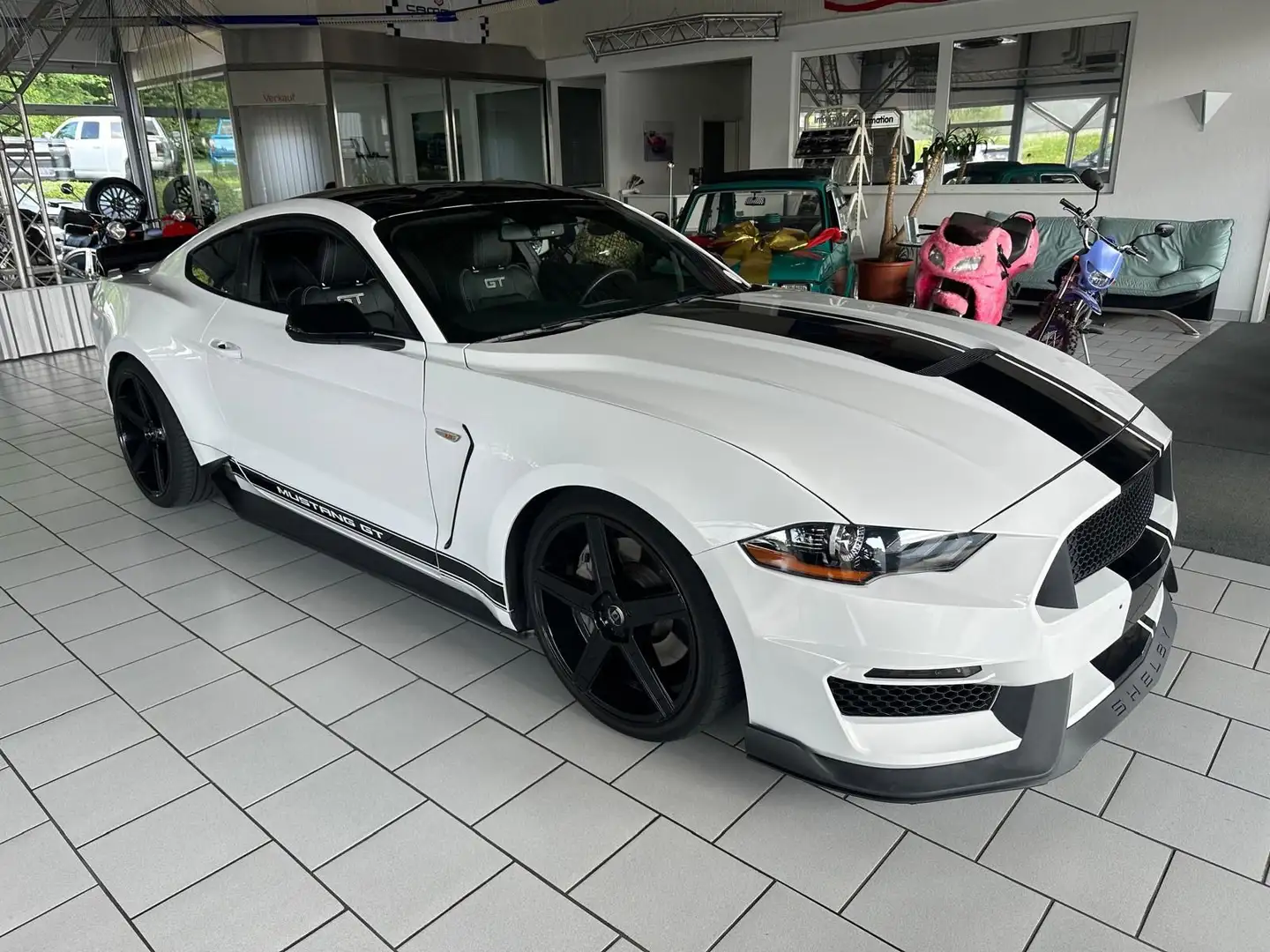 Ford Mustang 5.0 V8 GT Shelby Style Navi Leder Aut. Bílá - 2