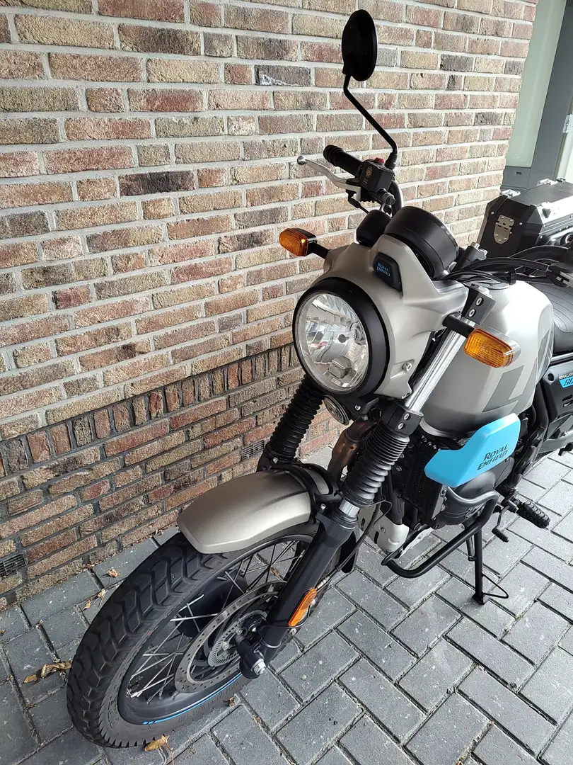 Royal Enfield Scram 411 Bleu - 2