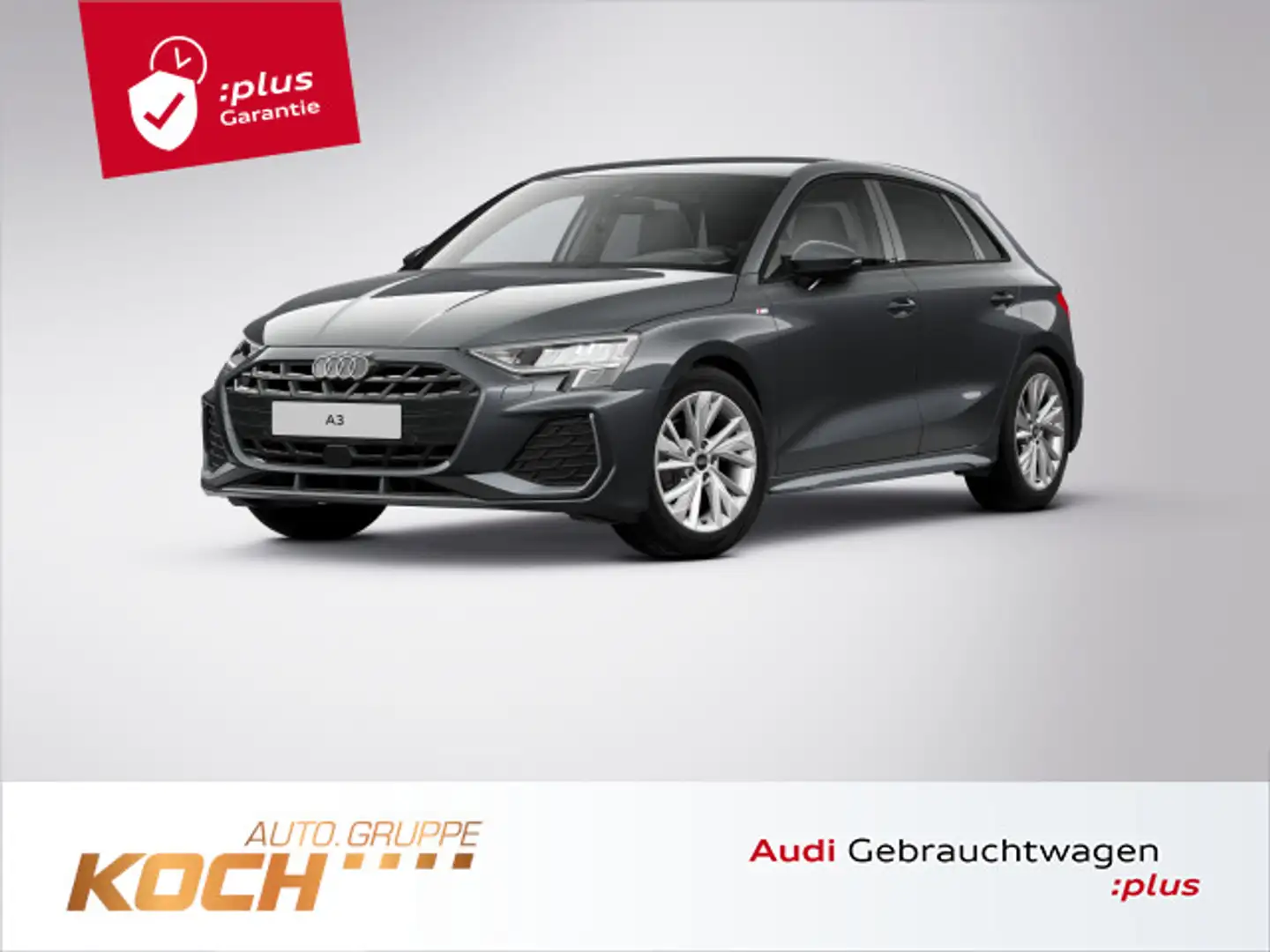 Audi A3 35 TDI S-Tronic S-Line, EA8, RFK, S Grijs - 1