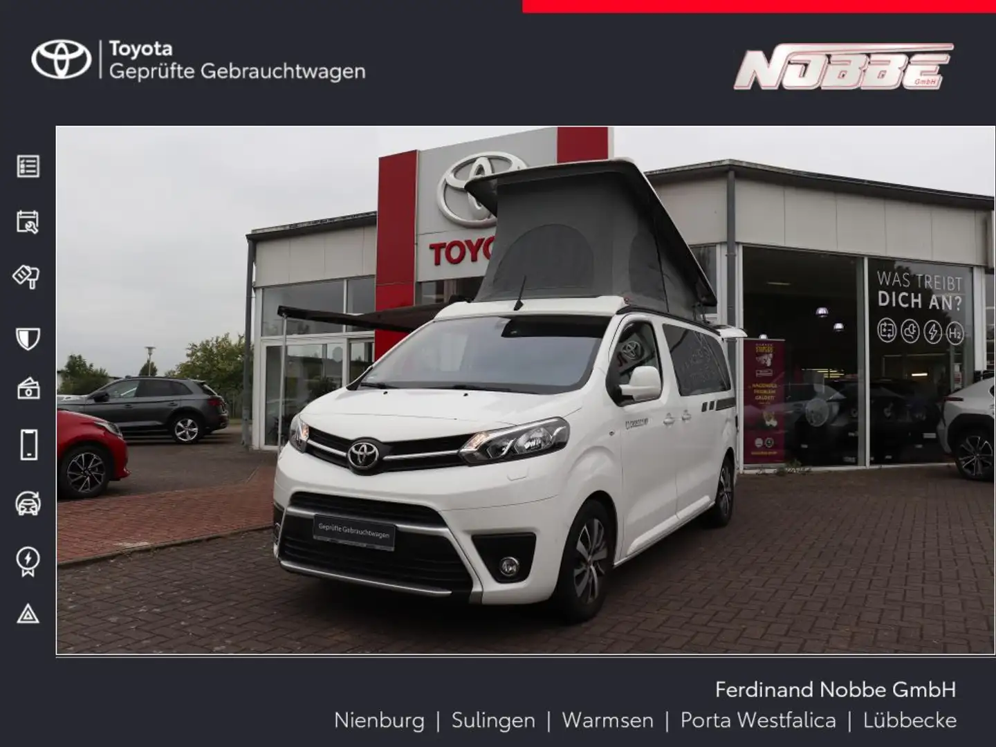 Toyota Proace 1,5-l-D-4D L1 Team Deutschland CROSSCAMP UMBAU Blanco - 1