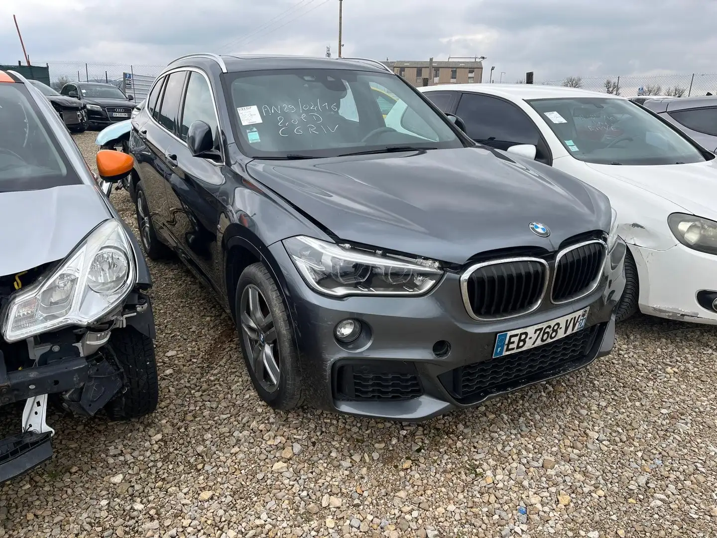 BMW X1 xDrive 18d 150 BVA M Sport / EB768 Gris - 1