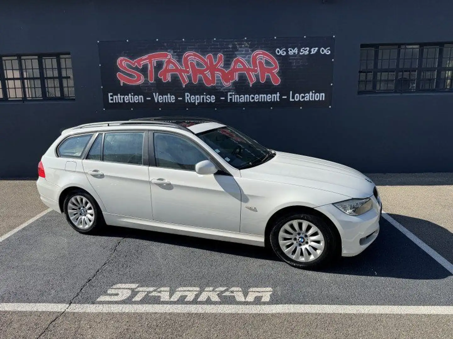 BMW 318 SERIE TOURING (E91) 318D 143CH CONFORT Blanc - 1
