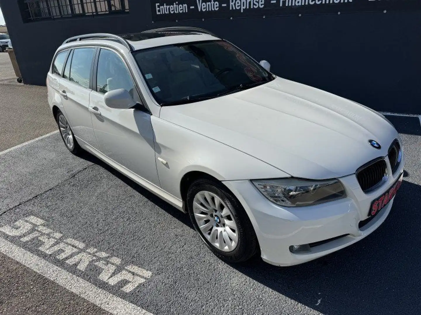 BMW 318 SERIE TOURING (E91) 318D 143CH CONFORT Blanc - 2