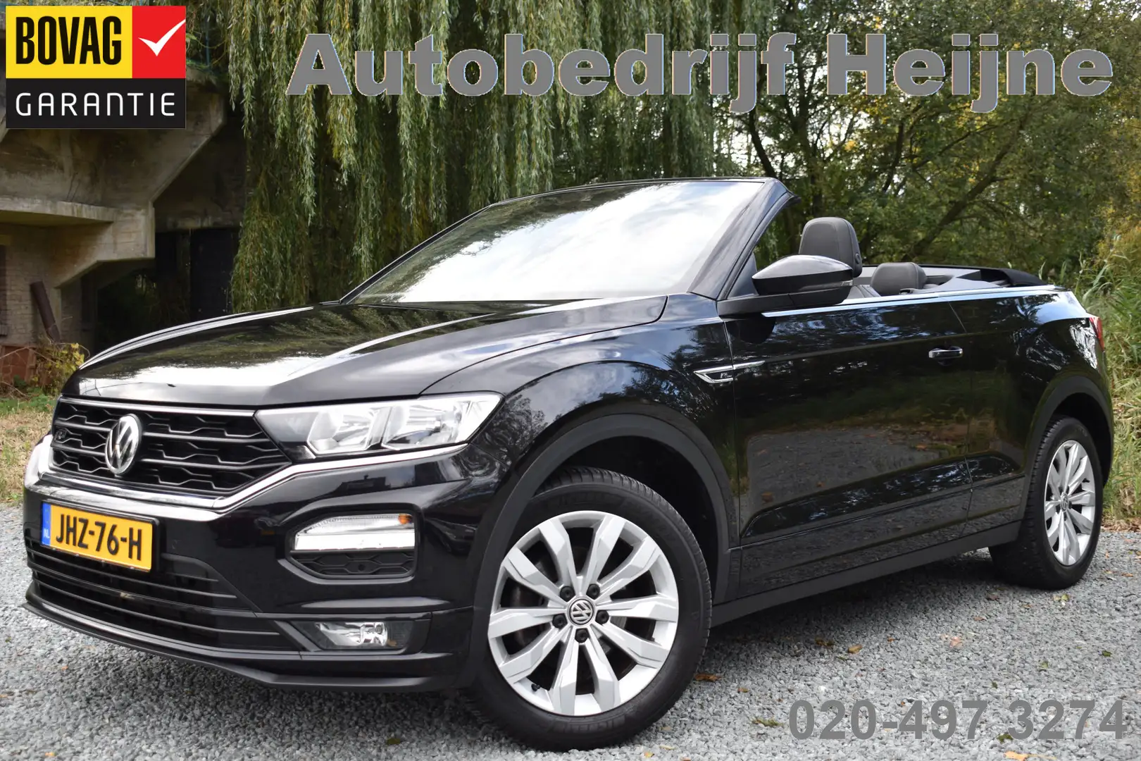 Volkswagen T-Roc Cabrio 1.5 TSI 150PK DSG R-LINE SPORT/PDC/NAVI Zwart - 1