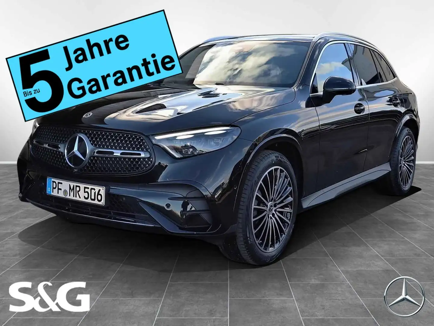 Mercedes-Benz GLC 200 4M 360°+DIG-LED+Pano+AHK+Night+Distronic Negro - 1